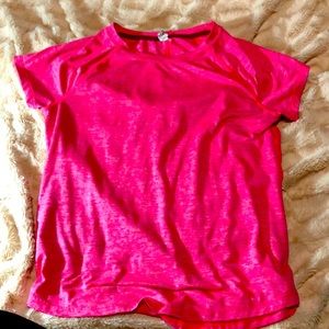 Champion neon pink tee shirt
